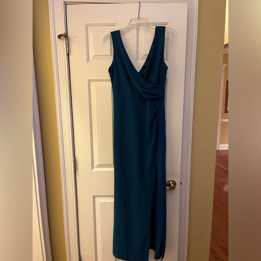 Woosea sleeveless blue formal dress.